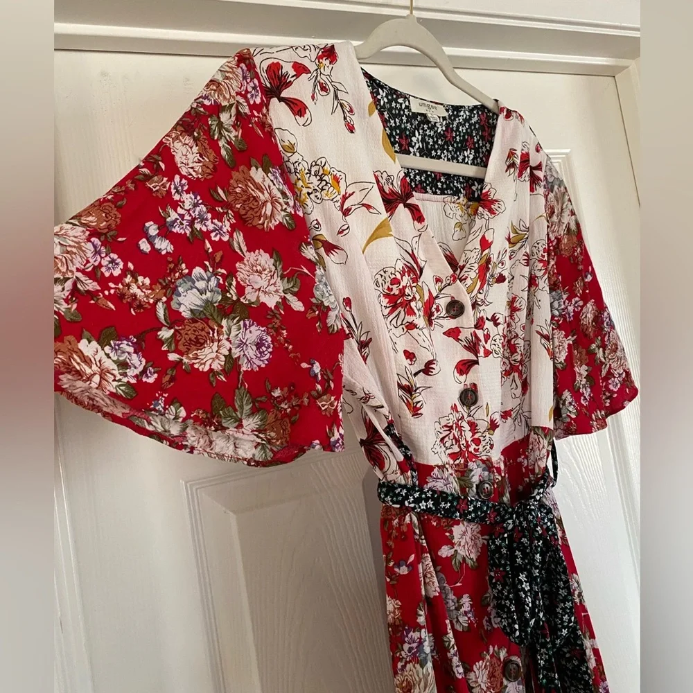 Floral Midi Ruffle Dress - Picture 5 of 6